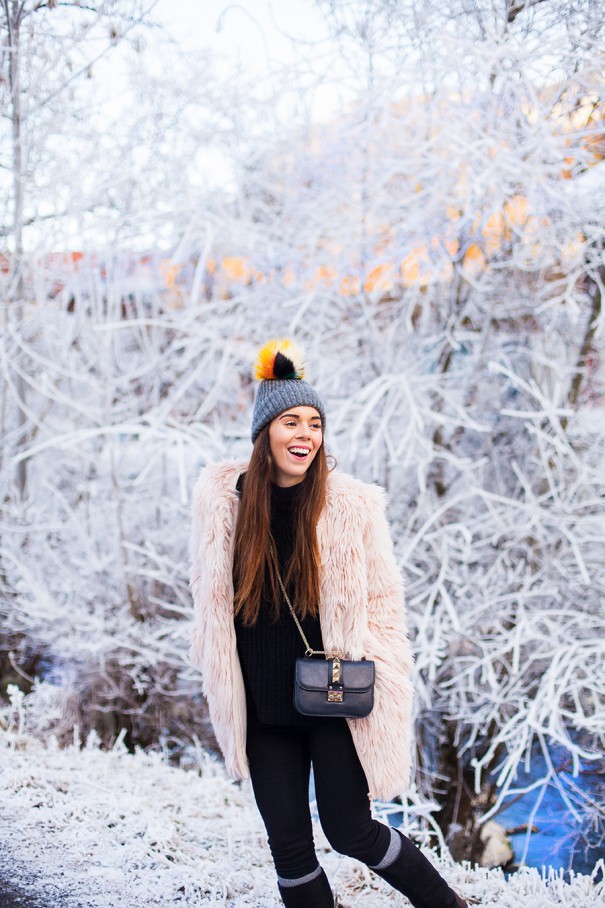 irene colzi outfit invernale | come vestirsi chic sulla neve