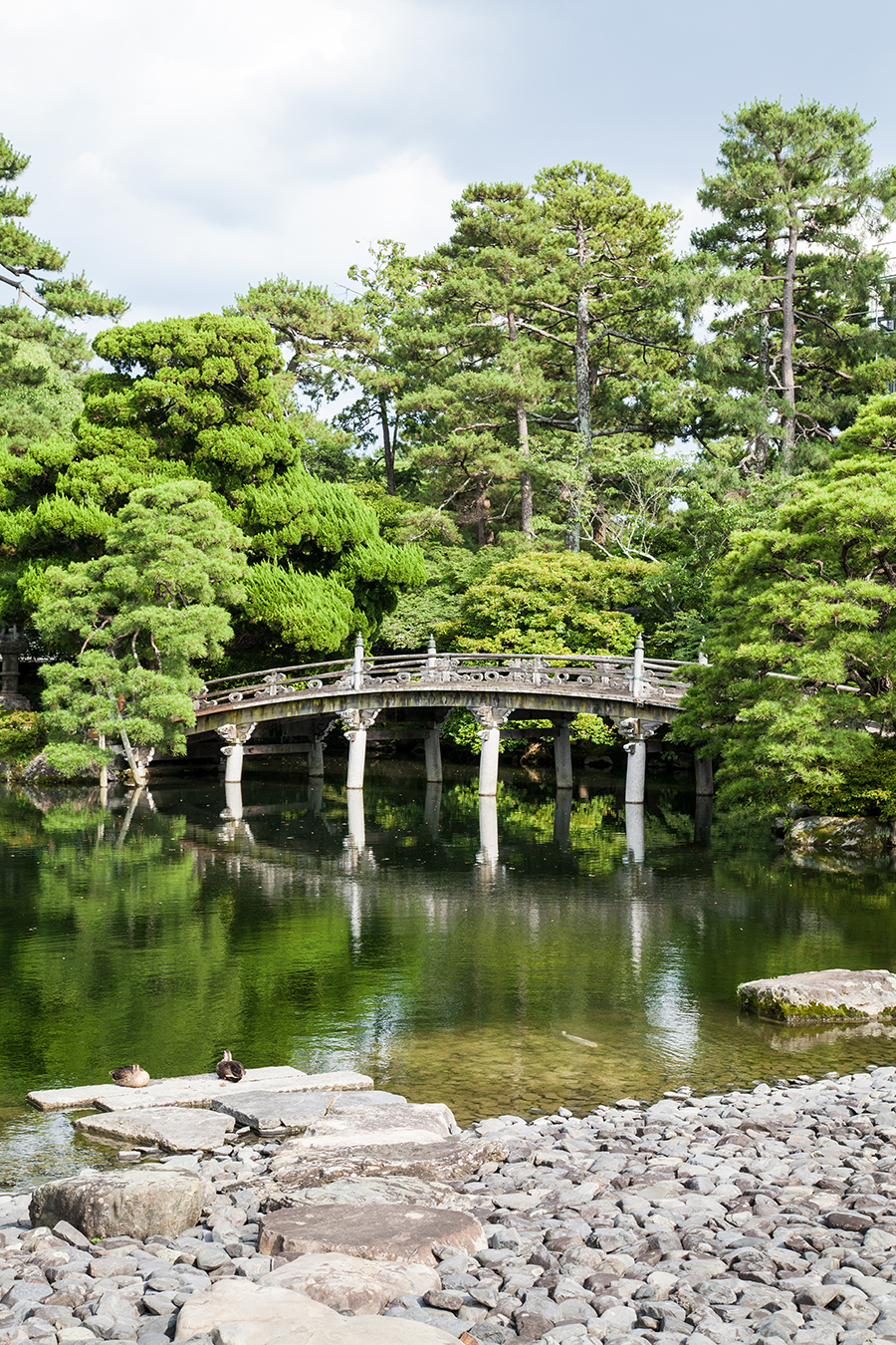 giardino esterno palazzo imperiale kyoto