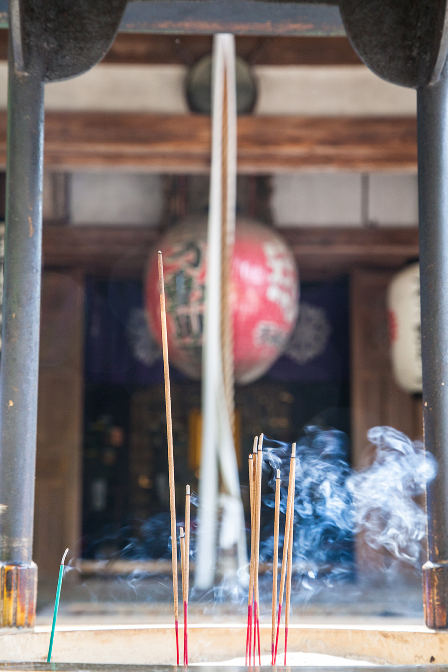 incenso tempio kyoto