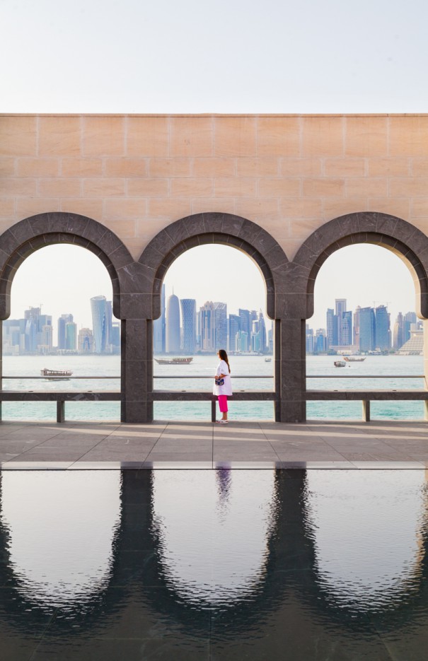 viaggio in qatar doha panorama dal MIA