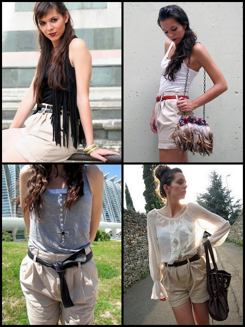 shorts a vita alta beige (11)