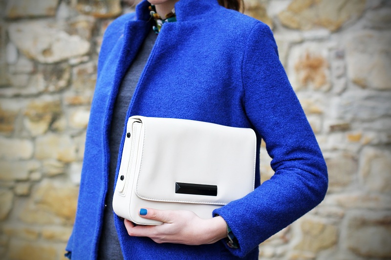 cappotto blu elettrico zara