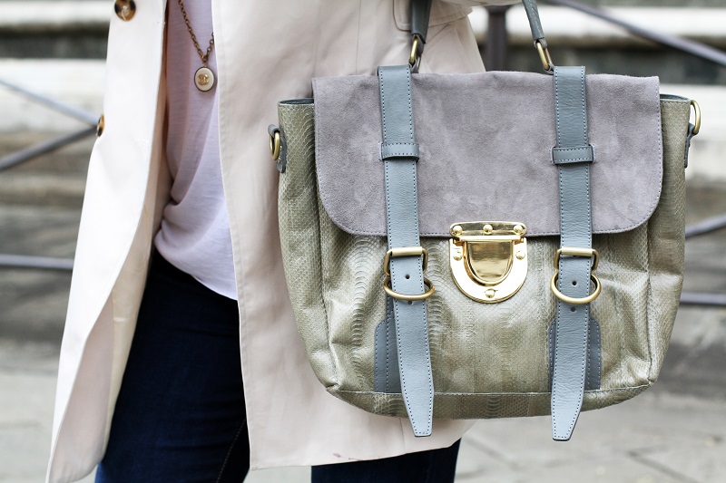 su-shi bag | borsa su.shi | su-shi | borsa grigia | borsa su-shi grigia | borsa capiente | borsa tipo proenza shouler | borsa fashion | fashion details | dettagli moda
