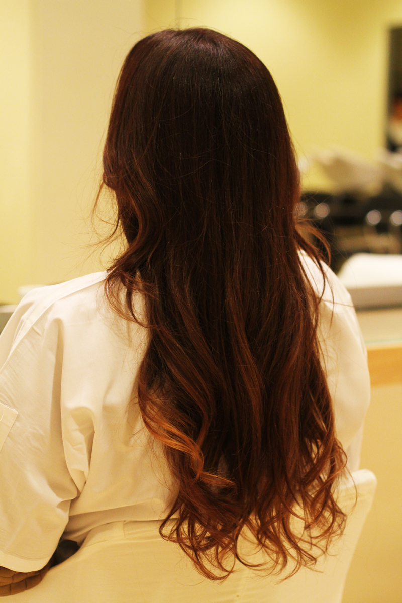 riflessi capelli castani
