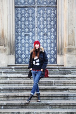 outfit casual per l'inverno
