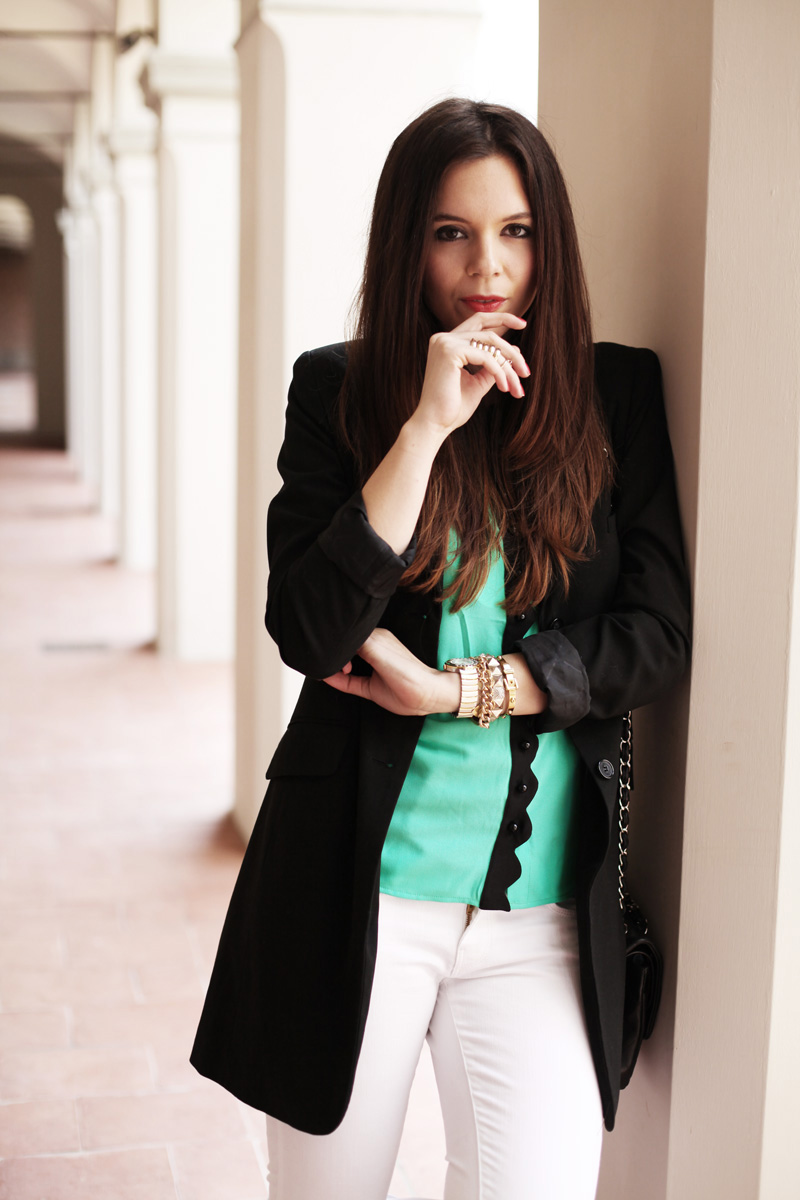 blazer nero donna | look primavera 2014