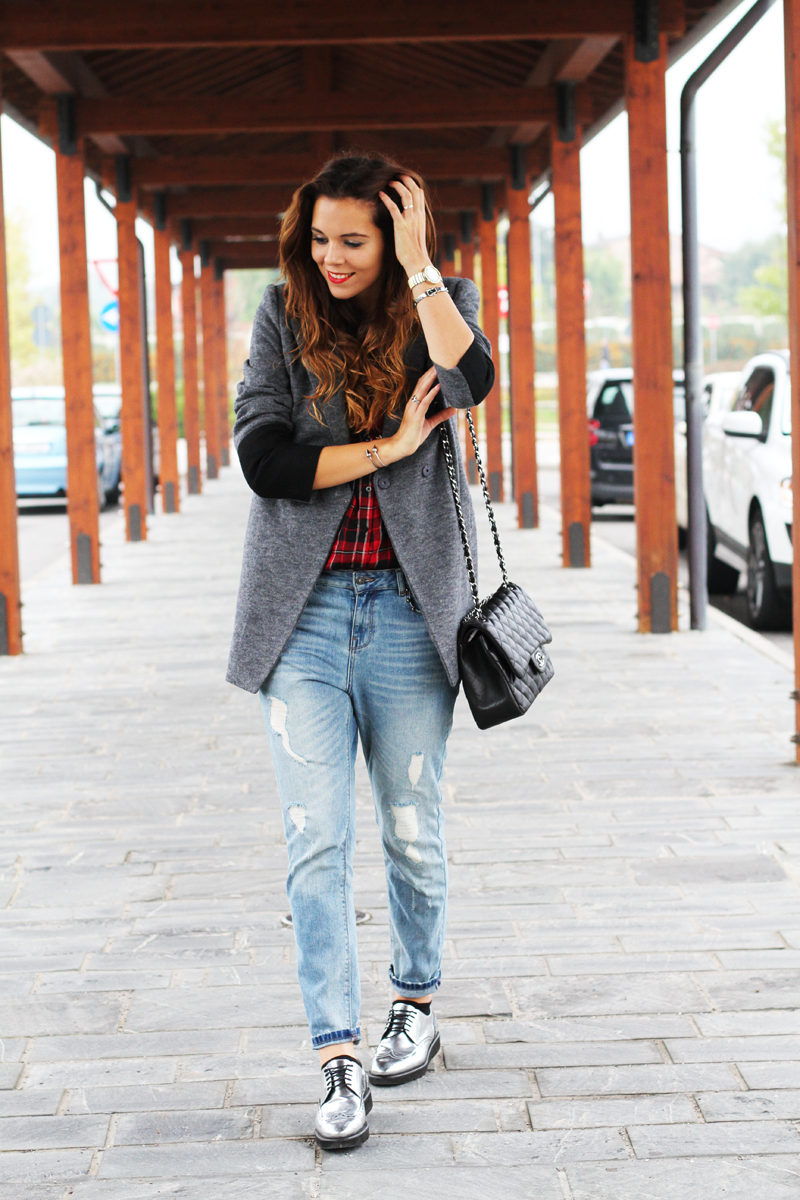 jeans boyfriend con converse