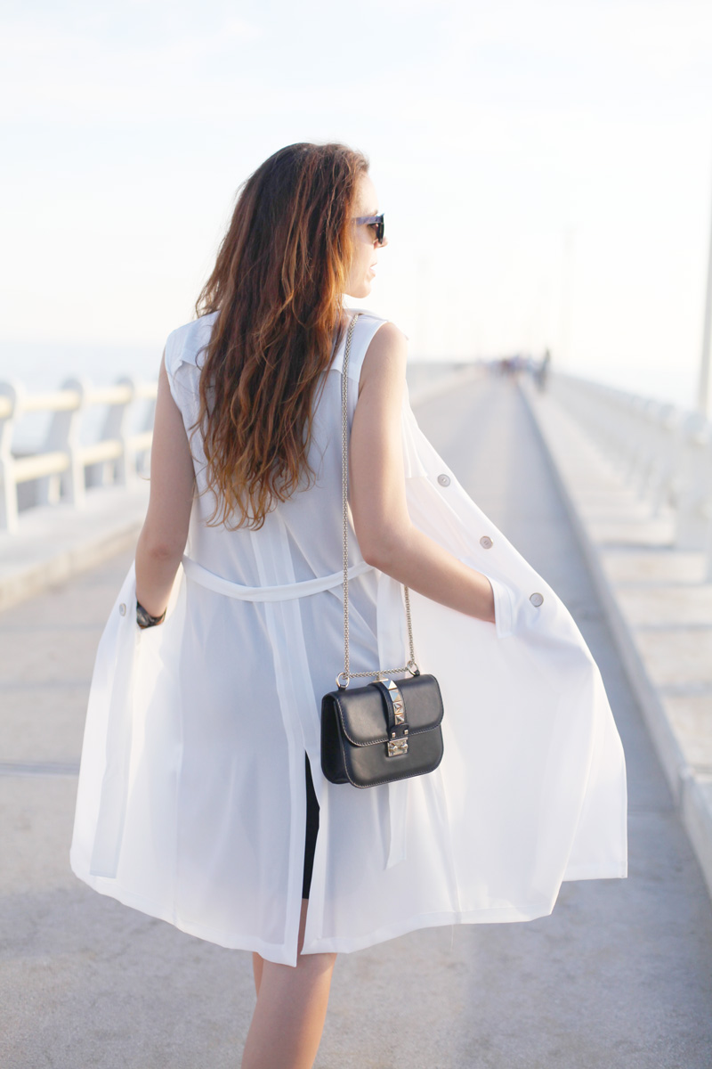 gilet bianco
