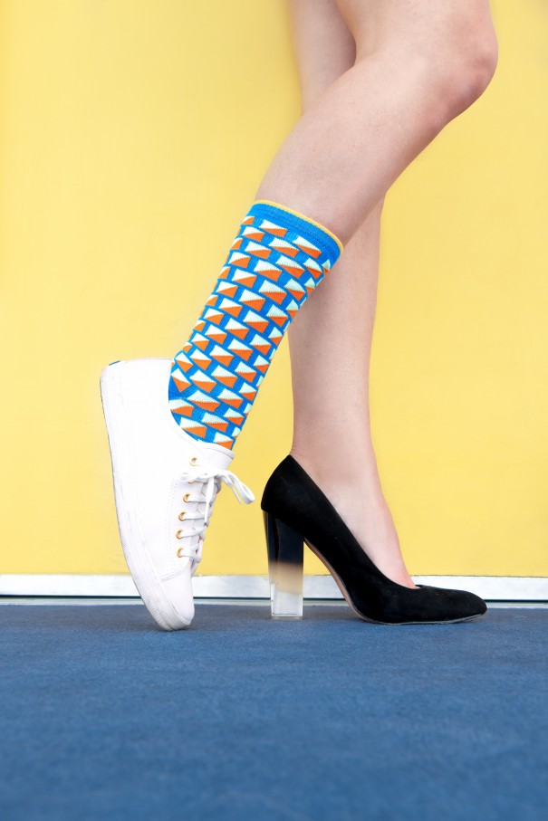 scarpe a calzino tacco