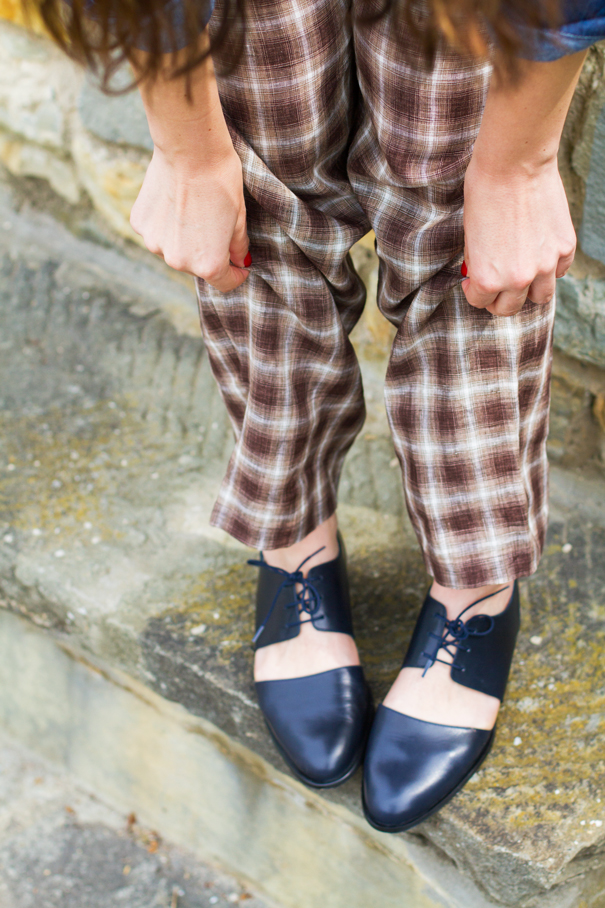 pantaloni a quadri