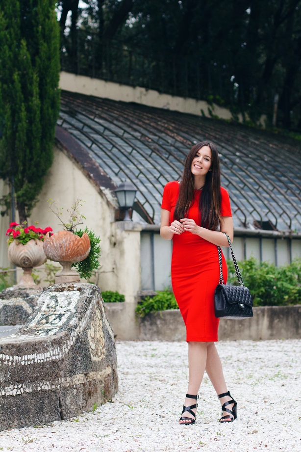 vestito rosso