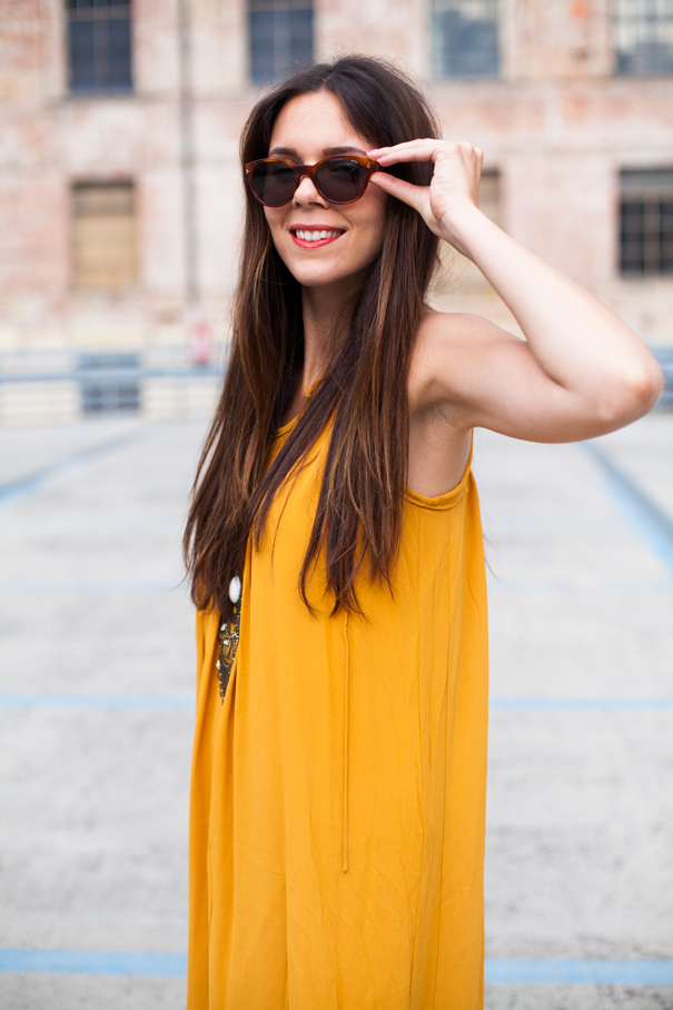 look yellow dress