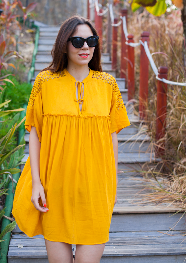vestito arancione