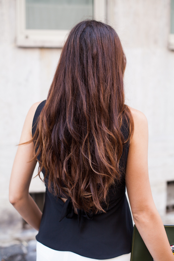 capelli lunghi mossi