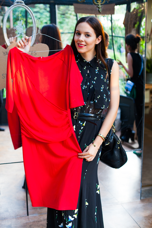vestito rosso kiabi