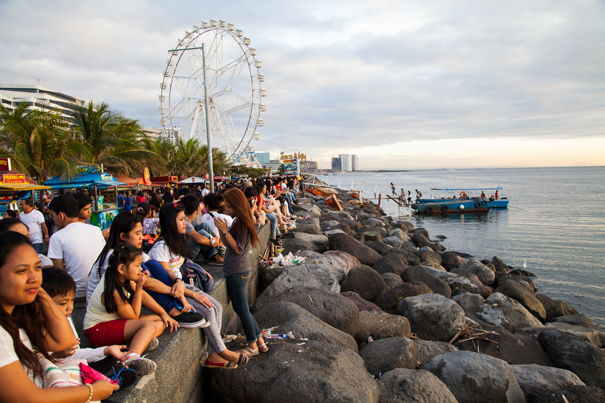 sunset manila bay