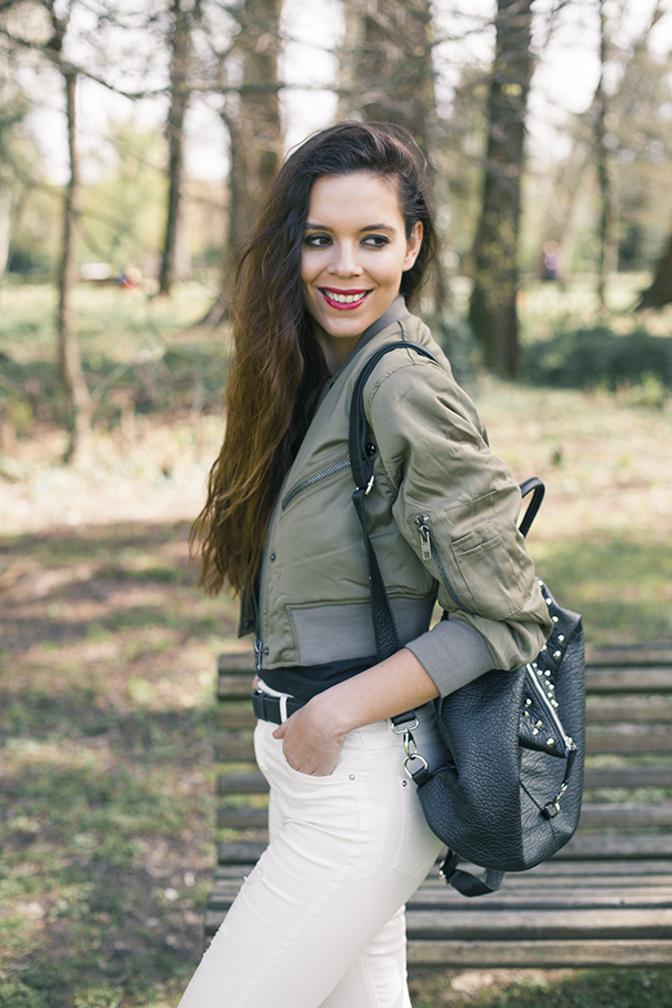 bomber verde