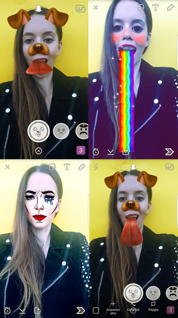filtri snapchat