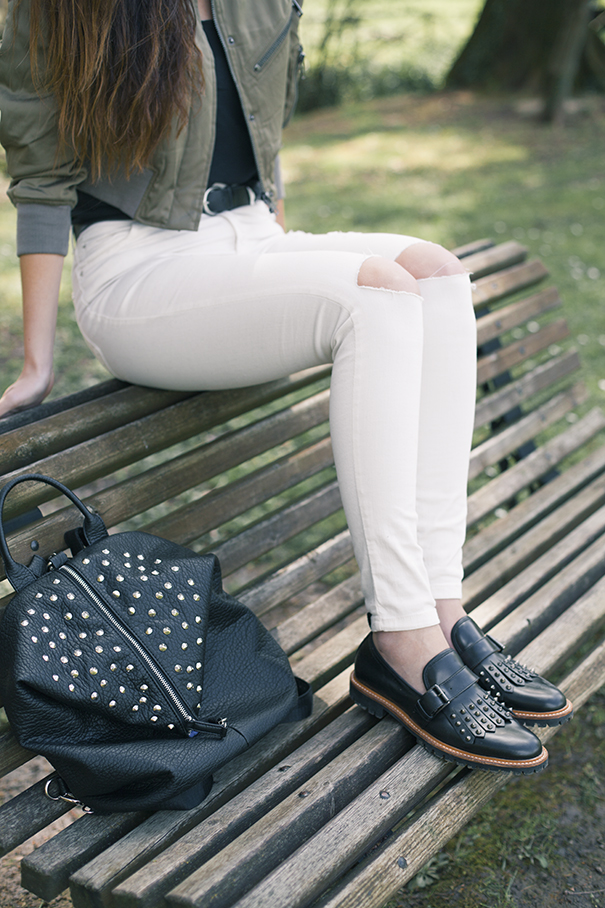 jeans bianchi strappati | come indossare jeans bianchi strappati