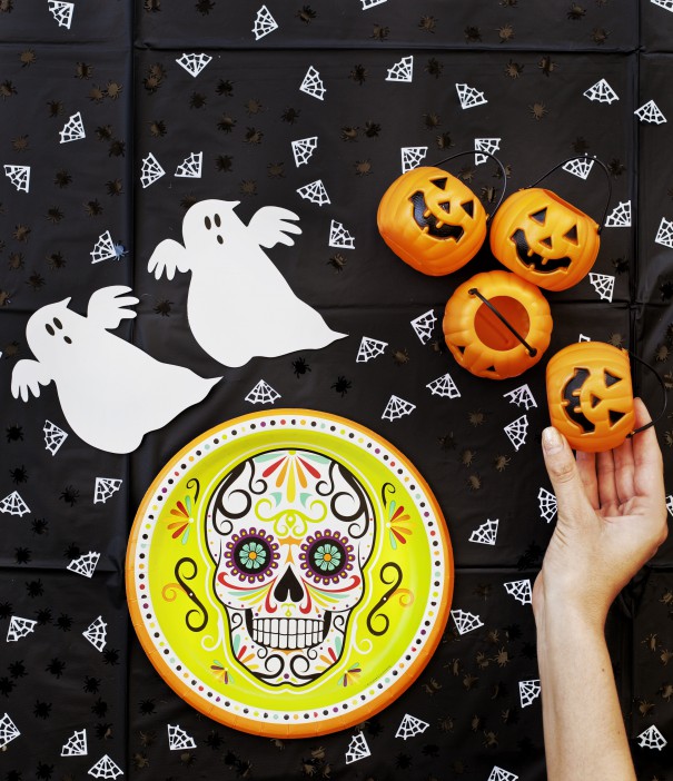 tavola per halloween | preparazione tavola per halloween
