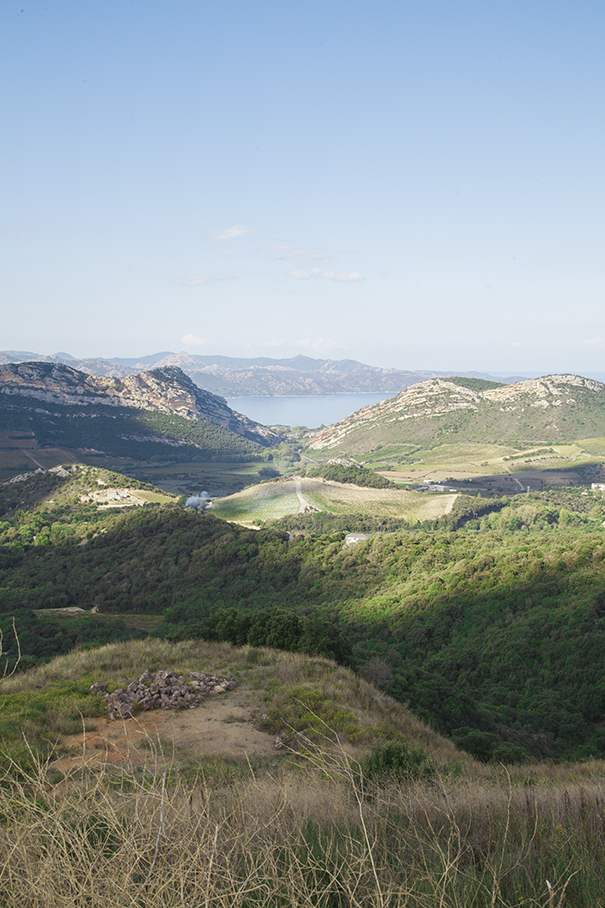 panorama in corsica