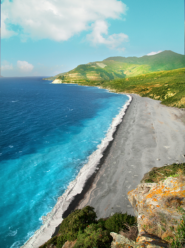 spiagge in corsica | nonza spiaggia