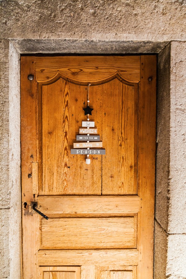 porta chalet in montagna