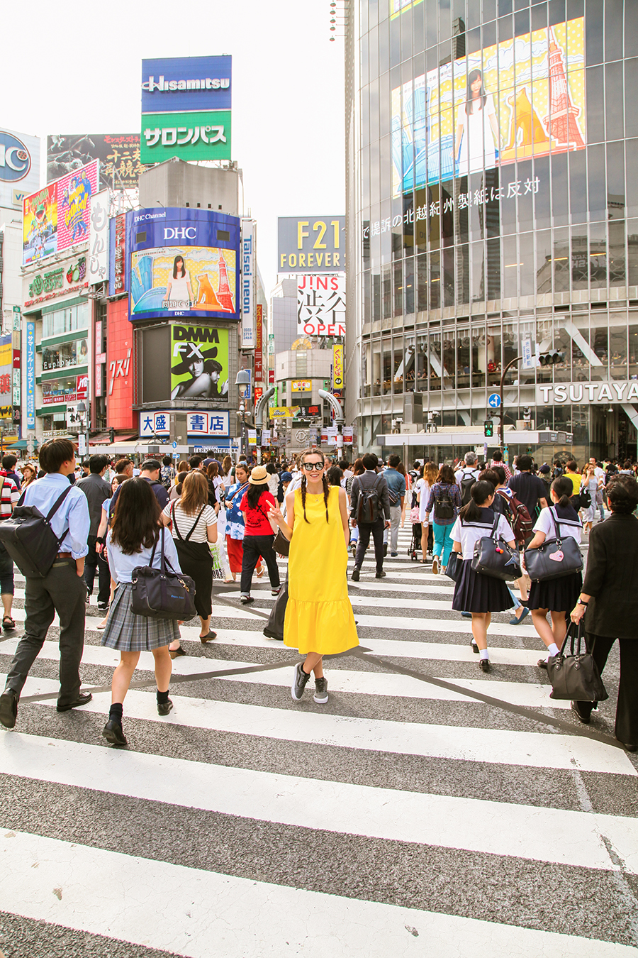 Incrocio di Shibuya quartiere tokyo