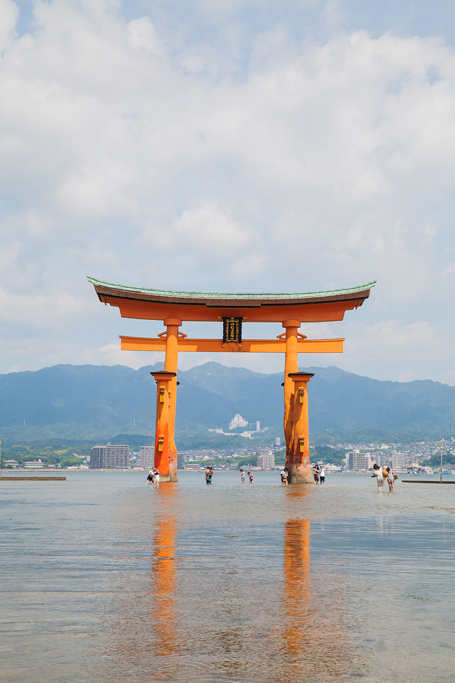 miyajima tori nel mare