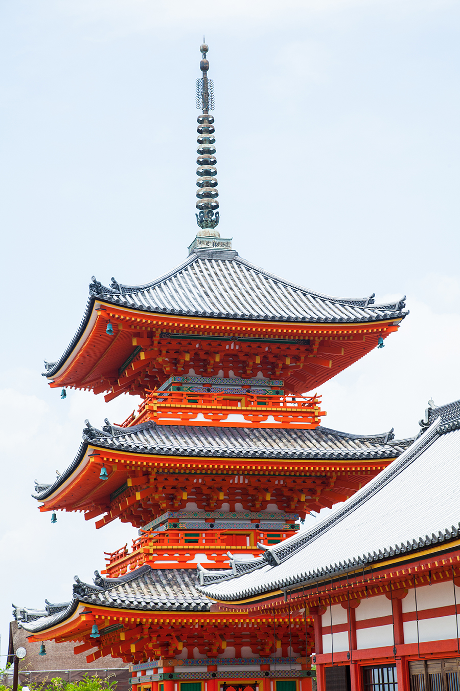 pagode rosse a kyoto