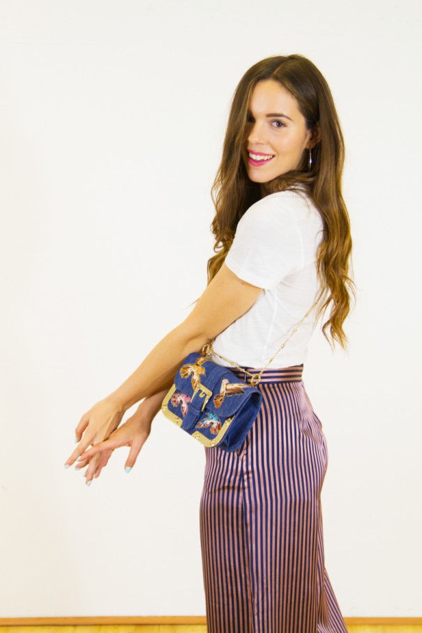 look pantaloni palazzo