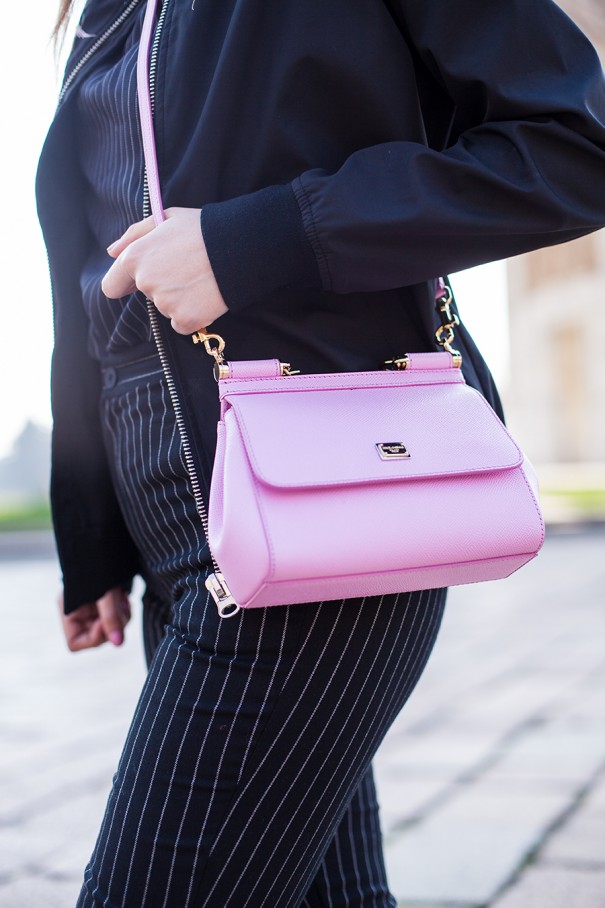 borsa rosa dolce e gabbana