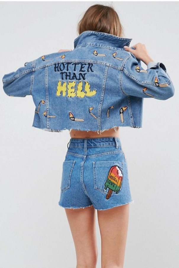 cosa mettere le sere d'estate giacca di jeans