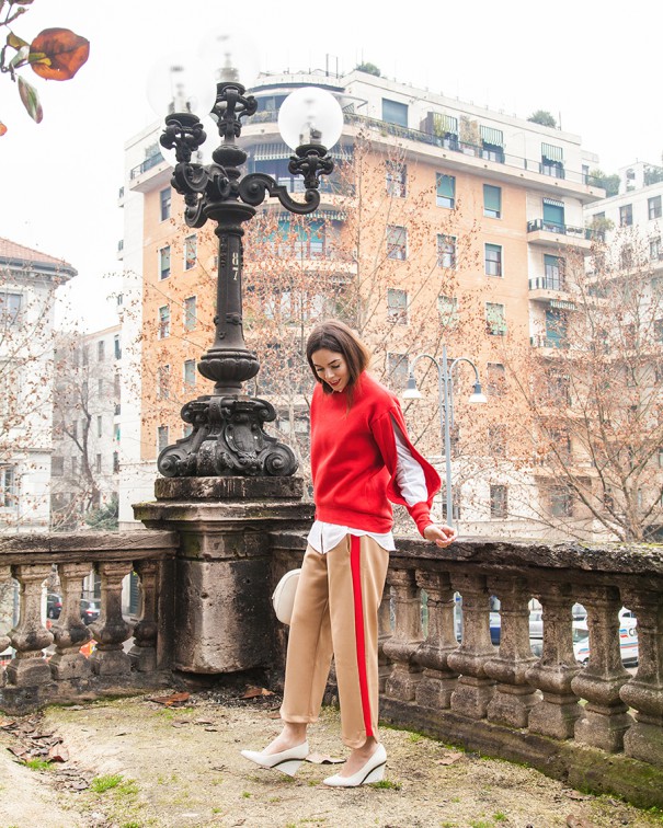 look casual con maniche cut out