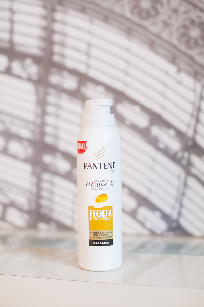 pantene mousse balsamo acconciatura capelli