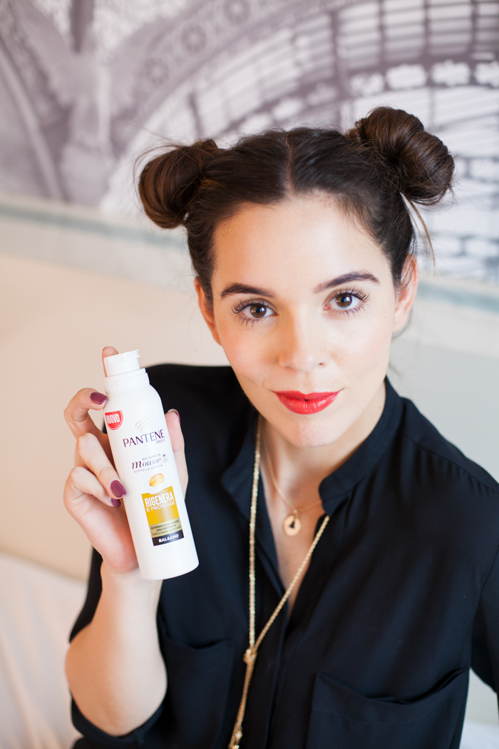pantene mousse balsamo acconciatura capelli