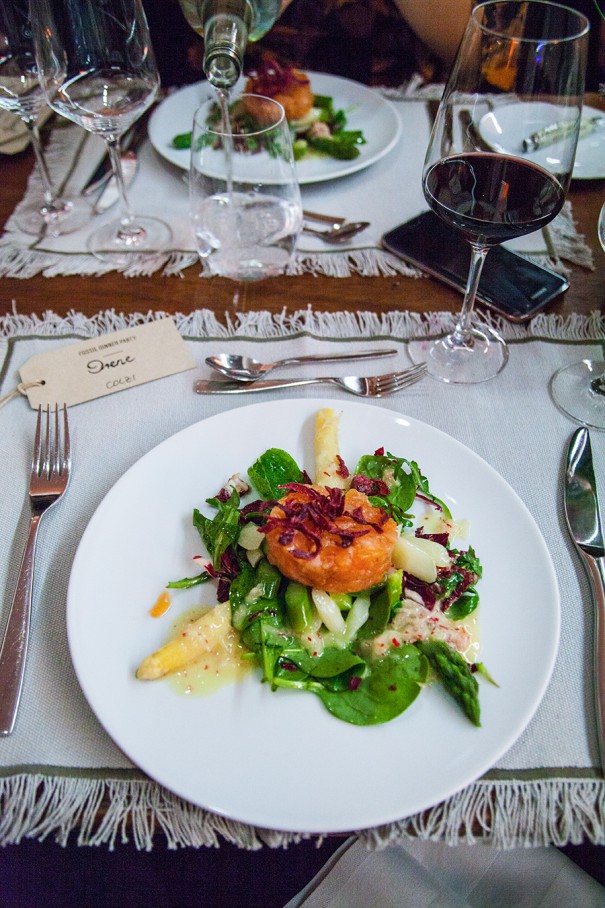 tartare di salmone party fossil