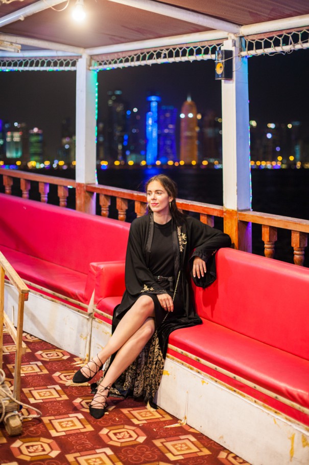 serata in barca Doha Irene colzi