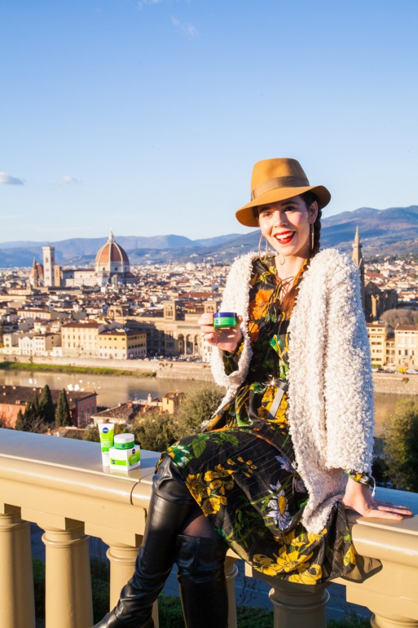 irene colzi outfit nivea