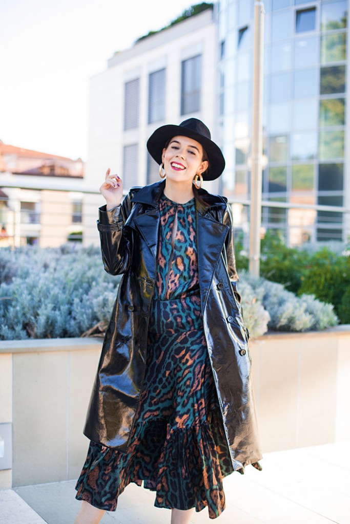look irene colzi trench nero