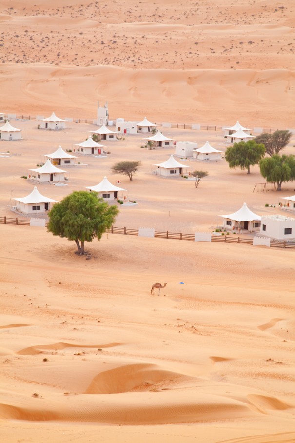 dove alloggiare in oman deserto