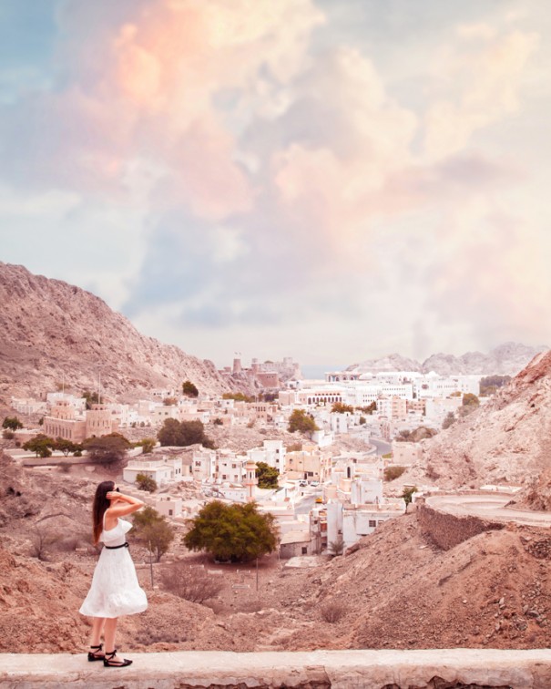 irene colzi web influencer deserto oman