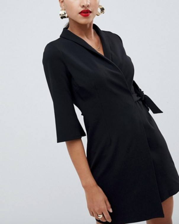 capi di tendenza 2018 2019 stagione invernale Abito blazer Nero