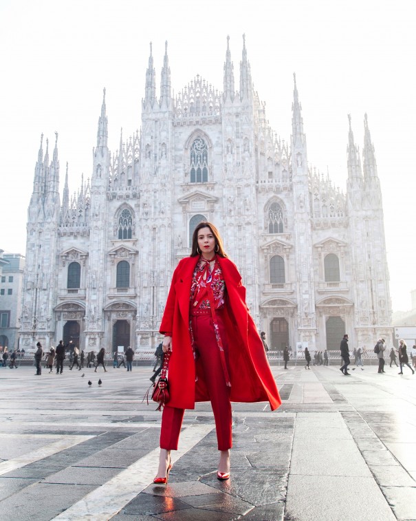 irene colzi outifit milano fashion week