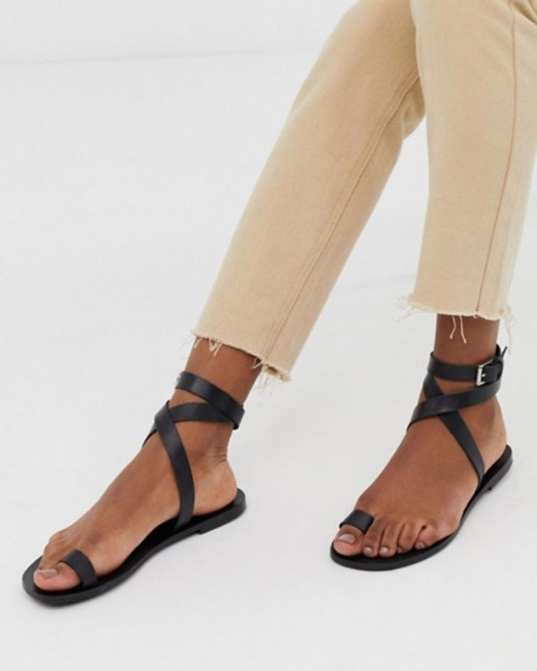 sandali-flat-neri