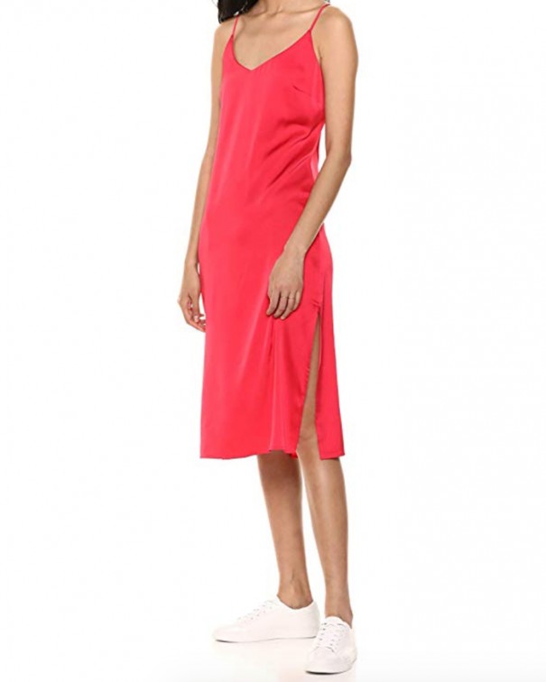 abito sottoveste rosso