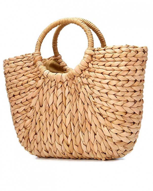 borsa da spiaggia classica di paglia