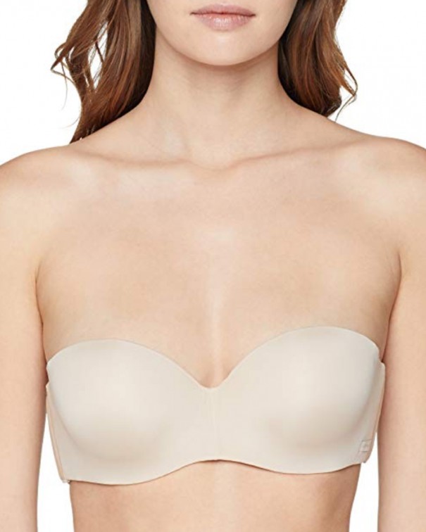 intimo color carne reggiseno a fascia