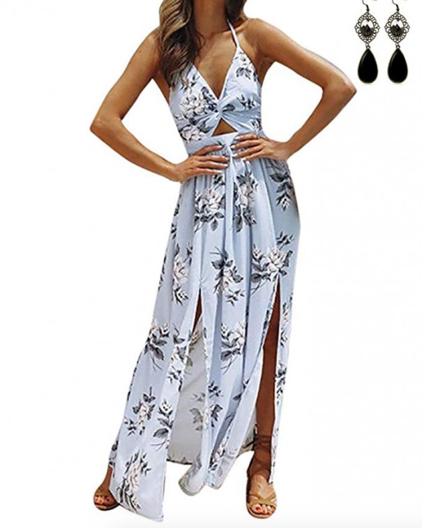 si ai maxi dress vestito fiori