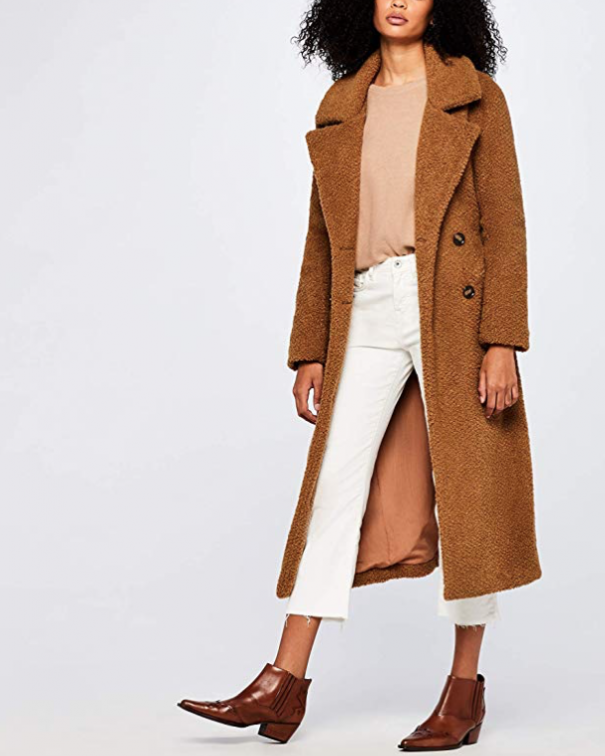 teddy bear coat marrone
